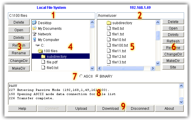 UFTP Lite UI
