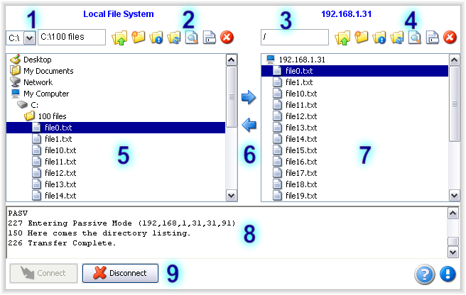 UnlimitedFTP UI